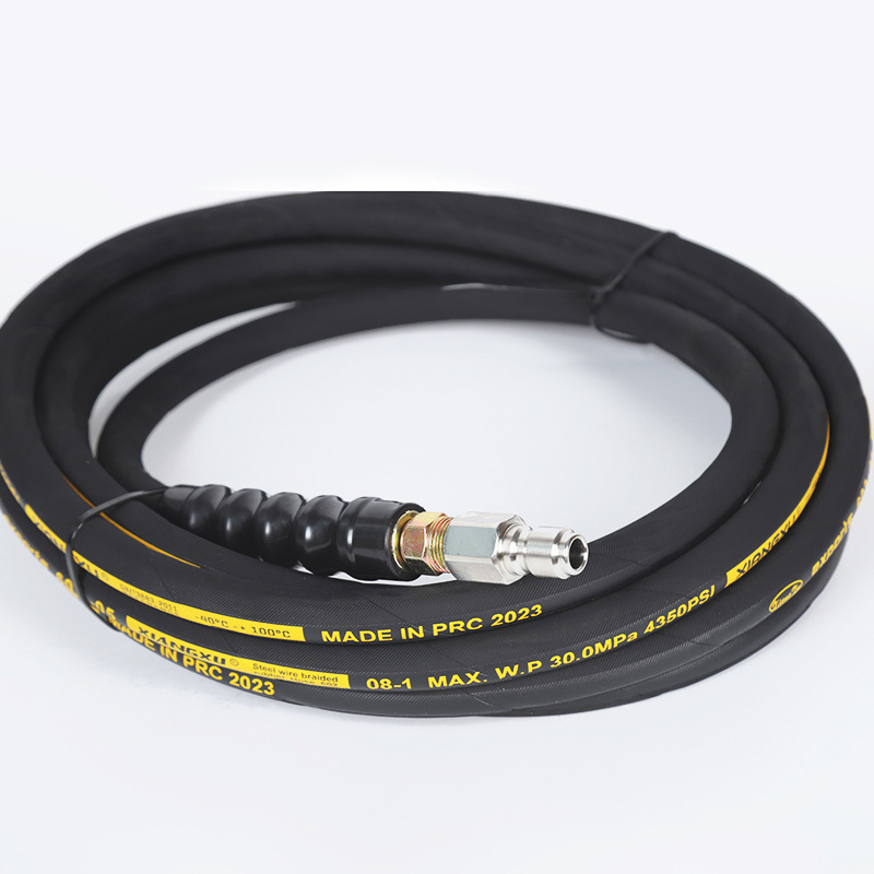 دستگاه شستشوی ماشین لباسشویی با فشار بالا شیلنگ لاستیکی آب خروجی