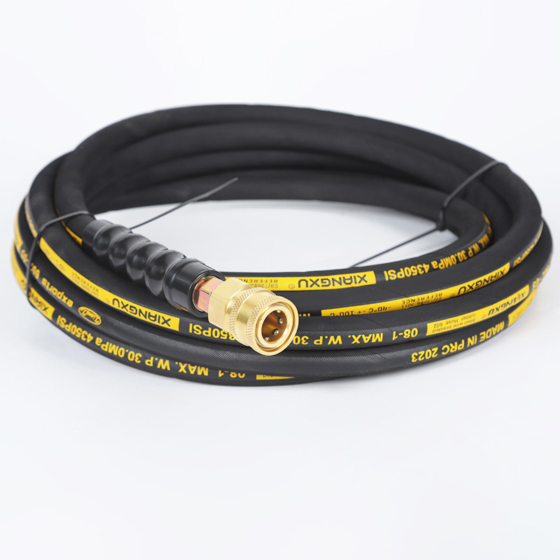 دستگاه شستشوی ماشین لباسشویی با فشار بالا شیلنگ لاستیکی آب خروجی