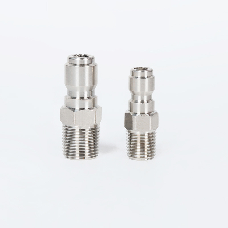 اتصال سریع فولاد ضد زنگ 3/8 لوازم جانبی پلاگین سریع