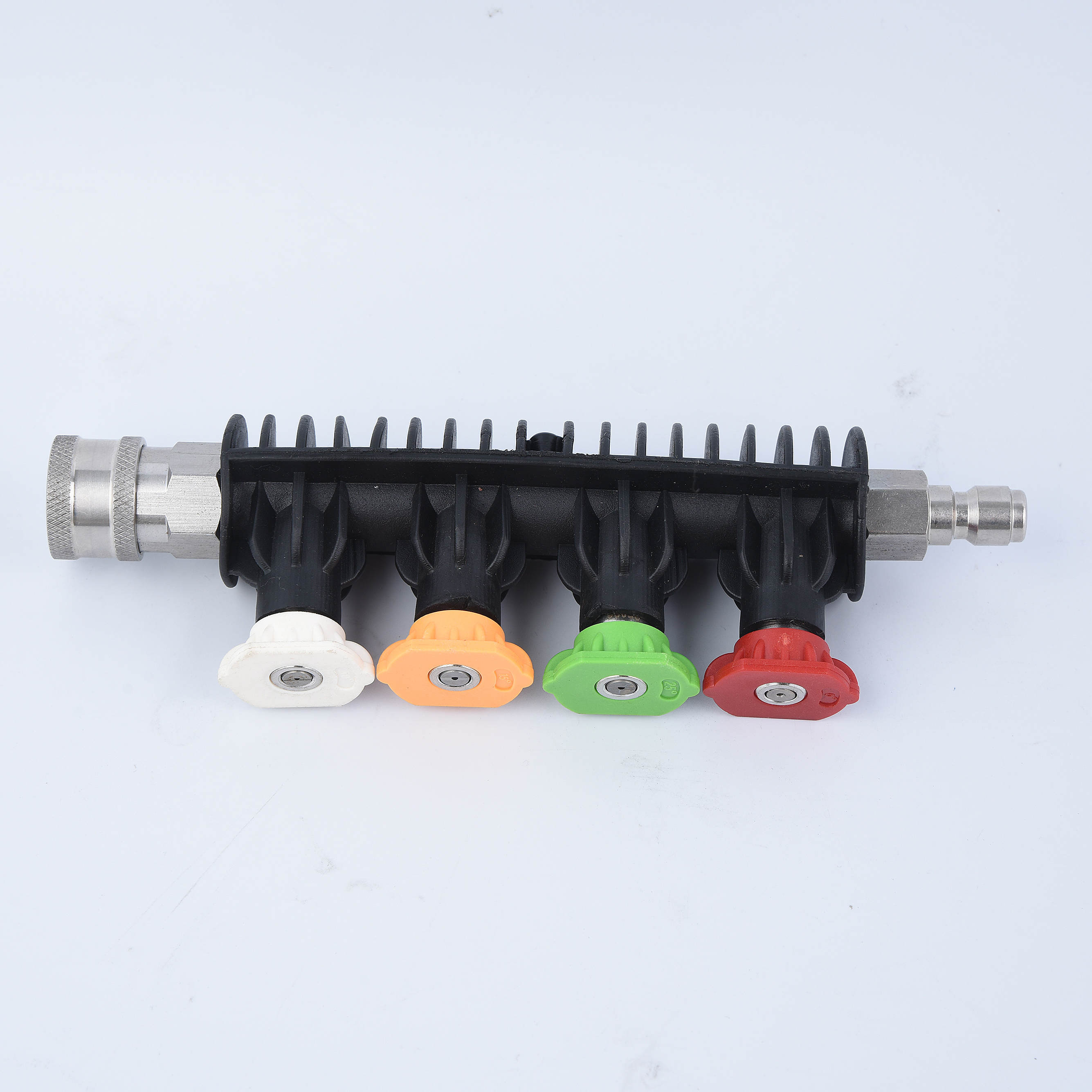 اتصال سریع فولاد ضد زنگ با نگهدارنده نازل و 4 نازل واشر فشار